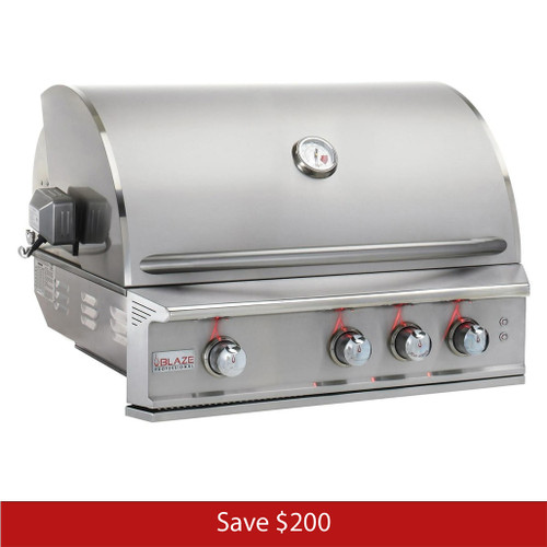 Blaze LUX 34" 3-Burner Built-In Gas Grill | Promo Ends March 31st.
