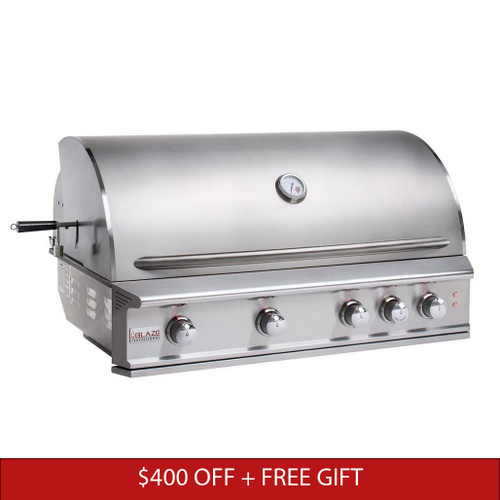 Blaze LUX 44" 4-Burner Built-In Gas Grill | Promo Ends June 1st.