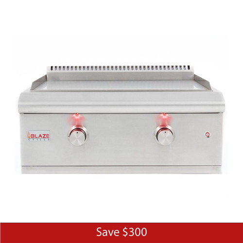 Blaze LTE 30" Built-In Gas Griddle | Promo Ends July 13th.