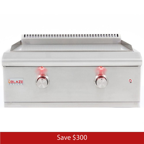 Blaze LTE 30" Built-In Gas Griddle | Promo Ends September 14th.
