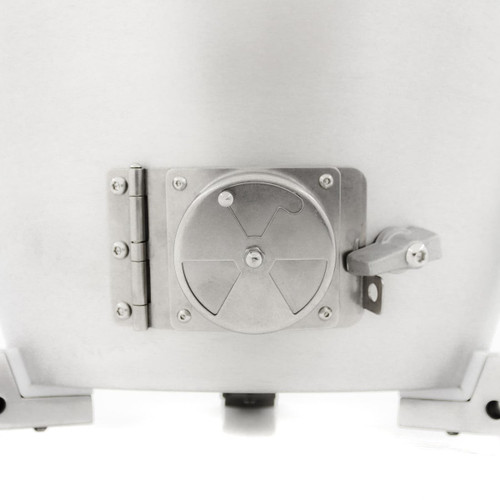 Blaze 20-Inch Built-In Cast Aluminum Kamado | Bottom Vent Closed
