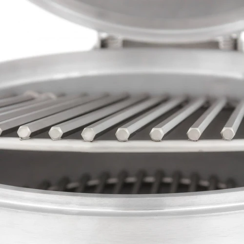 Blaze 20-Inch Built-In Cast Aluminum Kamado | Stainless steel cooking grids