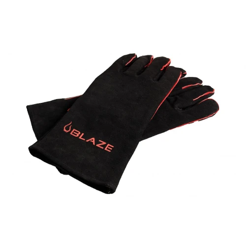 Blaze 20-Inch Built-In Cast Aluminum Kamado | Heat Resistant Leather Gloves