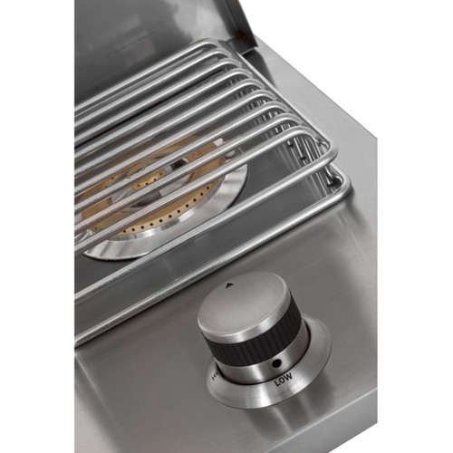 Blaze Drop-In Single Side Burner | Push and turn knob ignition system delivers a reliable flame with every start Blaze Drop-In Single Side Burner | Push and turn knob ignition system delivers a reliable flame with every start