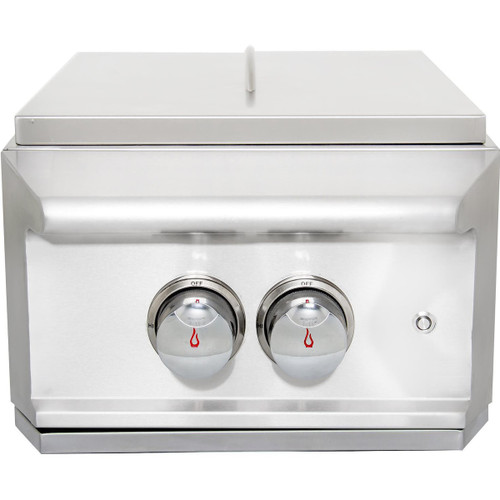 Blaze LUX High Performance Built-In Gas Power Burner | Stainless steel guard surrounds the burner rings protecting them from the wind and concentrates heat for maximum efficiency Blaze LUX High Performance Built-In Gas Power Burner | Stainless steel guard surrounds the burner rings protecting them from the wind and concentrates heat for maximum efficiency