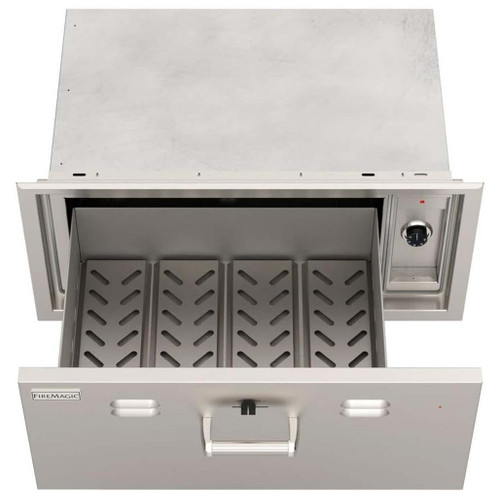 Fire Magic Premium Flush Mounted Electric Warming Drawer | Filled with polyurethane foam for insulation, durability, strength, and solidity