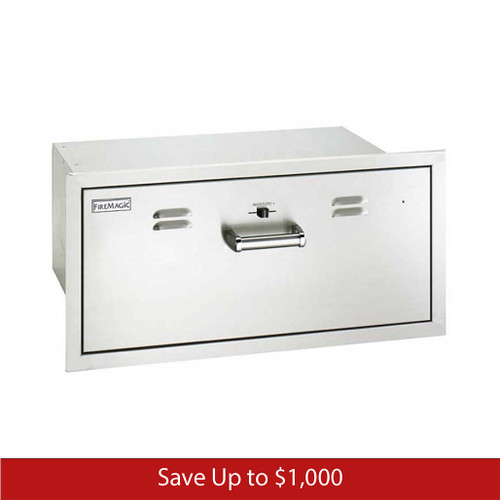 Fire Magic Premium Flush Mounted Electric Warming Drawer | Promo Ends July 31st.