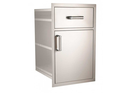 Fire Magic Premium Flush Mounted Large Pantry Door/Drawer Combo | Design complements Fire Magic Echelon Diamond and Aurora series gas grills
