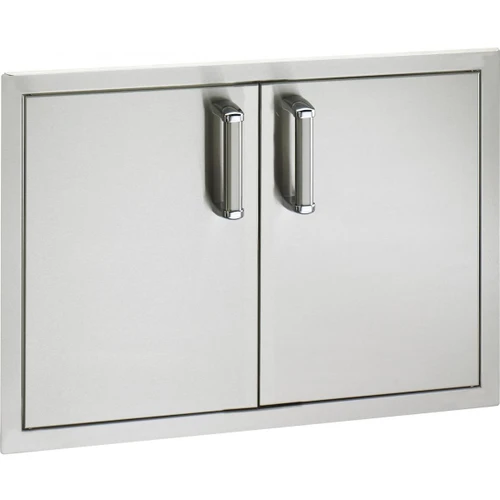 Fire Magic Premium Flush Mounted 20 x 30 Double Doors with Trash Tray & Dual Drawers | Stainless Steel Storage