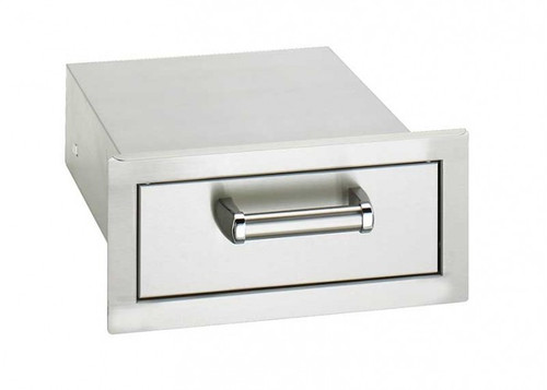 Fire Magic Premium Flush Mounted Single Storage Drawer | Soft close drawer sliders for a quiet and secure close every time
