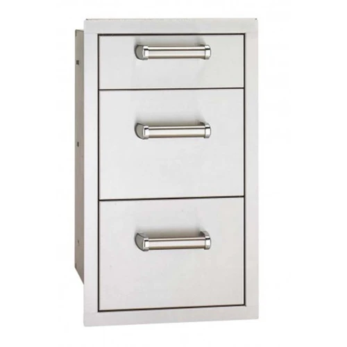 Fire Magic Premium Flush Mounted Triple Drawers | Flush mount design