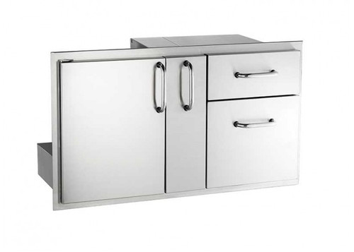 Fire Magic 36" Access Door with Platter and Double Drawer | Design complements Fire Magic Choice and Legacy series grills
