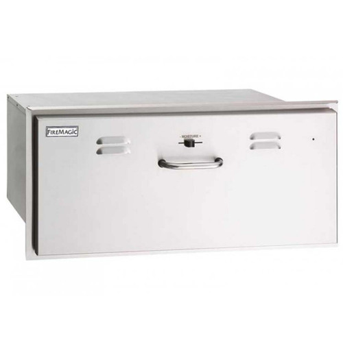 Fire Magic Select Electric Warming Drawer | Thermostatic control from 140 F to 230 F