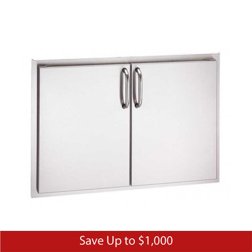 Fire Magic Double Access Doors with Dual Drawers and Tank/Trash Tray - Promo Ends July 31st.