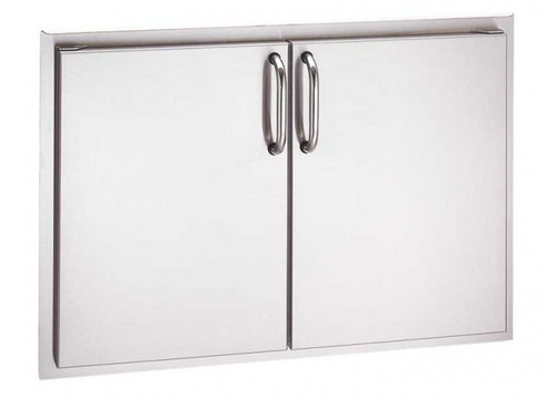 Fire Magic Double Access Doors with Dual Drawers and Tank/Trash Tray | Sealed enclosure keeps insects and pests out
