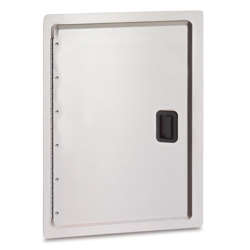 American Outdoor Grill Select 18" x 12" Single Access Door | Stylish black slam latch handle
