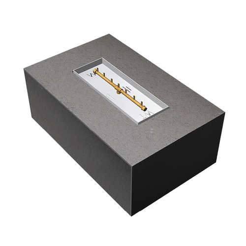 Warming Trends Crossfire 48-Inch Rectangle Ready-to-Finish Fire Pit Kit | Perfect Addition to your Home 