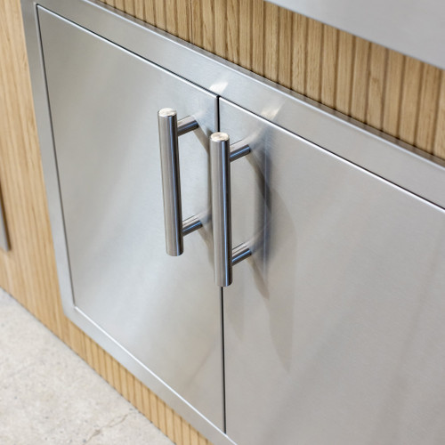 Summerset 42" Double Access Doors | Hingeless Design, Reversible Door Mounting, Magnetic Latches and Double-Walled Construction Ensure your Island is Secure
 Summerset 42" Double Access Doors | Hingeless Design, Reversible Door Mounting, Magnetic Latches and Double-Walled Construction Ensure your Island is Secure