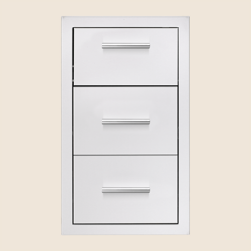 Summerset 17" Masonry Vertical 2-Drawer & Paper Towel Holder Combo | Luxurious, Soft-Close Drawer with Heavy-Duty, Full Extension Tracks & Smooth Ball-Bearing Slides Summerset 17" Masonry Vertical 2-Drawer & Paper Towel Holder Combo | Luxurious, Soft-Close Drawer with Heavy-Duty, Full Extension Tracks & Smooth Ball-Bearing Slides