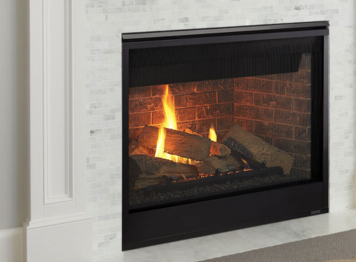 Majestic Meridian 36" Gas Fireplace Top/Rear Direct Vent Unit W/ Intellifire Touch Ignition
