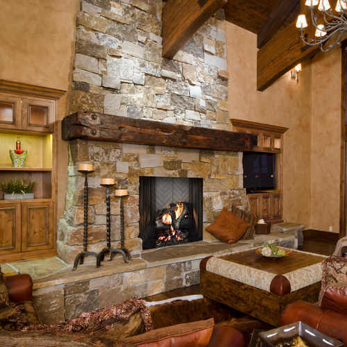 Majestic Ashland 42" Radiant Wood Burning Fireplace | Flush-hearth design for seamless finishing