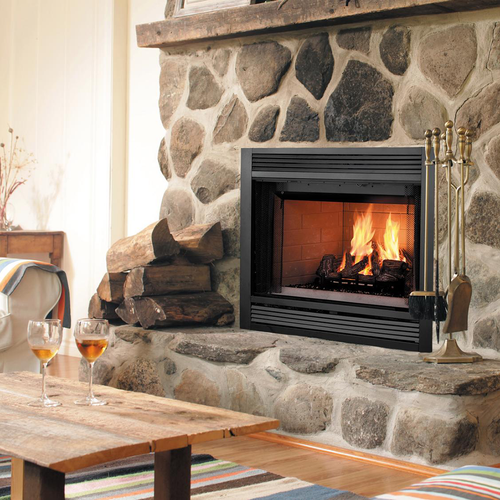 Majestic Sovereign 36" Wood Burning Fireplace | Radiant or heat-circulating options