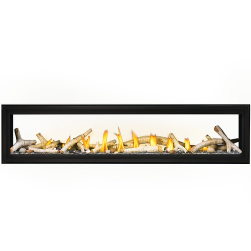 Napoleon Luxuria 74" See Through Direct Vent Gas Fireplace | Safe to touch, triple-paned Glass Guard System