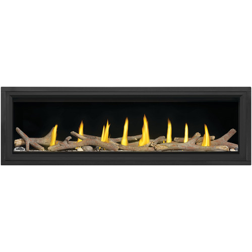 Napoleon Vector 62" Single Sided Direct Vent Gas Fireplace | Safe to display TVs and artwork above the fireplace