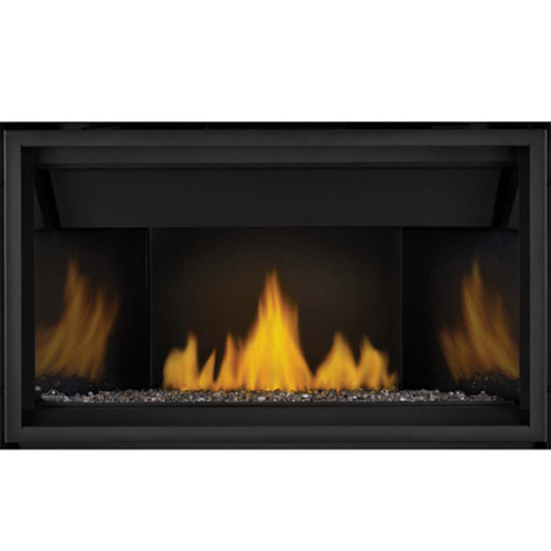 Napoleon Ascent 36" Direct Vent Linear Fireplace - Glass Media Kit