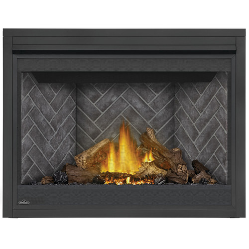 Napoleon Ascent 46" Direct Vent Gas Fireplace | Customize the look of this gorgeous fireplace with a selection of fronts, backer panels, trims, and optional media kits like the beach fire and mineral rock kit to lend a more unique look Napoleon Ascent 46" Direct Vent Gas Fireplace | Customize the look of this gorgeous fireplace with a selection of fronts, backer panels, trims, and optional media kits like the beach fire and mineral rock kit to lend a more unique look