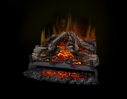 These beautifully designed electric log sets offer authentic glowing logs and realistic flames