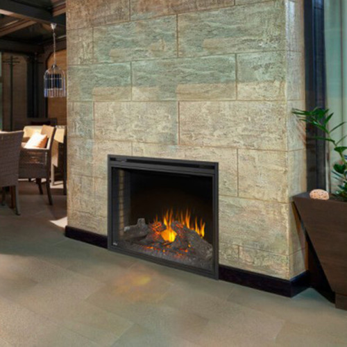 Napoleon Ascent 40" Built-In Electric Fireplace | Install into the wall and hardwire for a seamless, traditional hearth look, recreating a fireplace area without the cost of installing a gas fireplace Napoleon Ascent 40" Built-In Electric Fireplace | Install into the wall and hardwire for a seamless, traditional hearth look, recreating a fireplace area without the cost of installing a gas fireplace