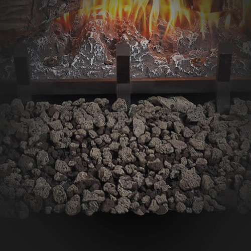 Napoleon Fiberglow 18" Gas Log Set - Electronic Ignition | Solid Cast Iron andirons & Grate Napoleon Fiberglow 18" Gas Log Set - Electronic Ignition | Solid Cast Iron andirons & Grate