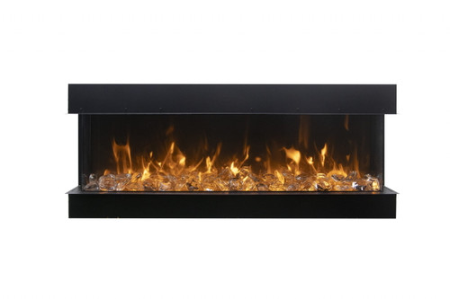 Amantii Tru-View 50" 3 Sided Smart Electric Fireplace - Can produce up to 5000 BTU of heat, enough to heat up to 500 sq feet Amantii Tru-View 50" 3 Sided Smart Electric Fireplace - Can produce up to 5000 BTU of heat, enough to heat up to 500 sq feet