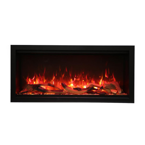 Amantii 42" Symmetry Lumina Electric Fireplace | WiFi is compatible to connect and control the fireplace from your smartphone with the use of our app