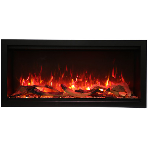 Amantii Symmetry Extra Tall 42" Electric Fireplace | Includes Two flame patterns – choose from Amantii’s standard flame style and a new more traditional flame style Amantii Symmetry Extra Tall 42" Electric Fireplace | Includes Two flame patterns – choose from Amantii’s standard flame style and a new more traditional flame style