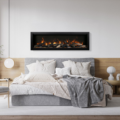 Amantii Symmetry Extra Tall Lumina 74" Electric Fireplace | Programmable timer & thermostat allows you to decide the temperature of the room Amantii Symmetry Extra Tall Lumina 74" Electric Fireplace | Programmable timer & thermostat allows you to decide the temperature of the room