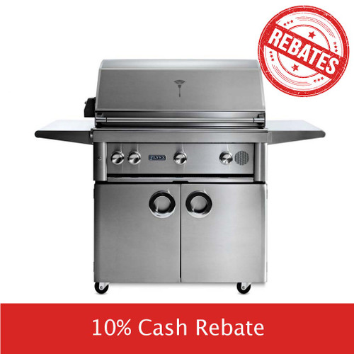 Lynx Grills Professional 36" Freestanding Cart SmartGrill - Promo Ends September 30th.