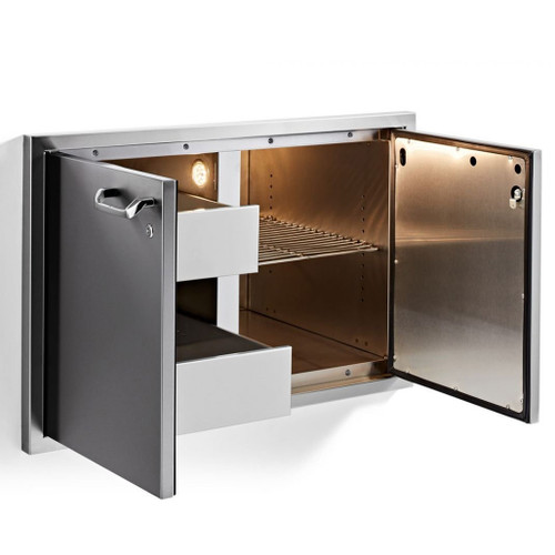 Lynx Grills 36" Classic Sealed Pantry | Spacious storage—storage is 31 by 18 by 20 inches Lynx Grills 36" Classic Sealed Pantry | Spacious storage—storage is 31 by 18 by 20 inches