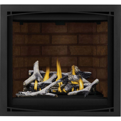 Napoleon Altitude X Series 36" Direct Vent Gas Fireplace | Zen front available in both Charcoal and Black