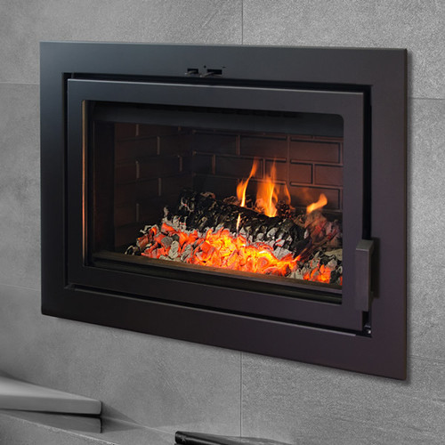 Supreme Astra 32 Zero-Clearance Wood Burning Fireplace - Clean View 3