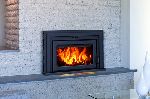 Supreme Fusion 24 Wood Burning Fireplace Insert - Modern Wood Burning Insert