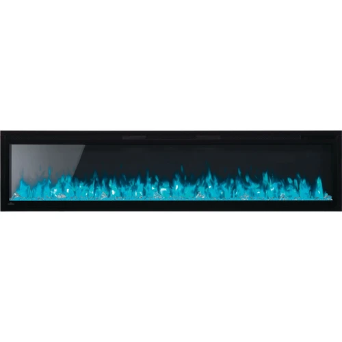 Napoleon Entice 60" Modern Linear Electric Fireplace | Quickly heat large rooms up to 400 square feet thanks to the robust heat output of 5000 BTU's and 1,500 Watts powering the unit