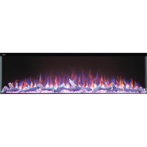Napoleon Trivista 60" Three-Sided Electric Fireplace | Hardwire to 120V or 240V