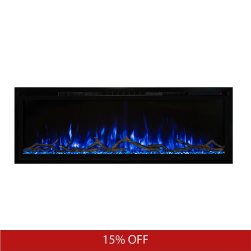 Modern Flames 60" Spectrum Slim Flush Mount Electric Fireplace | Promo Ends December 2nd.