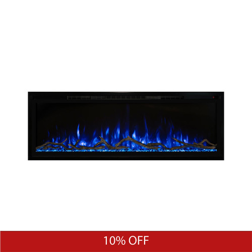 Modern Flames 74" Spectrum Slim Flush Mount Electric Fireplace | Promo Ends September 8th.