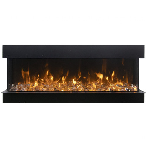 Amantii TRU-VIEW-XL XT 72" 3 Sided Sided Electric Fireplace | Set your fireplace to turn on before you arrive home or have it automatically turn on when the weather is cold