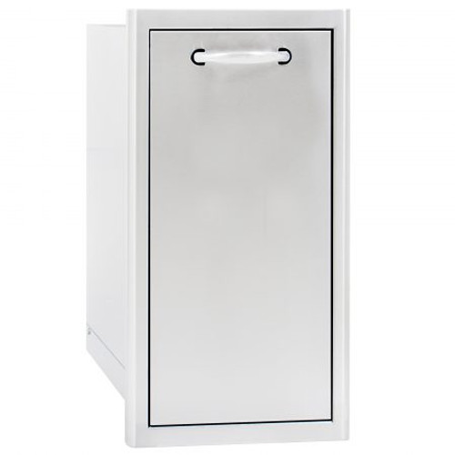 BBlaze 13" Narrow Roll-Out Stainless Steel Trash Bin | Adds convenient storage in any outdoor kitchen BBlaze 13" Narrow Roll-Out Stainless Steel Trash Bin | Adds convenient storage in any outdoor kitchen