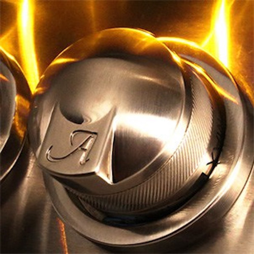 Alfresco Grills 36" Sear Zone Built-In Gas Grill | Precise LED front panel lighting projects rich amber beams of light exactly where you need them.