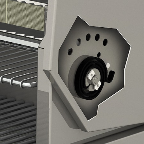 Alfresco Grills 36" Sear Zone Gas Grill on Cart | Alfresco's integrated and commercially-inspired spiral torsion hood-assist system offers ultra-smooth, single-finger hood lifting and closing while you cook Alfresco Grills 36" Sear Zone Gas Grill on Cart | Alfresco's integrated and commercially-inspired spiral torsion hood-assist system offers ultra-smooth, single-finger hood lifting and closing while you cook